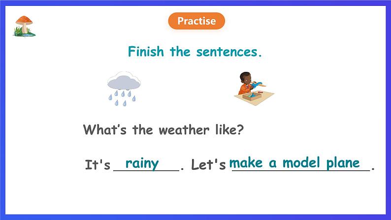 人教版（新起点）英语二年级下册 Unit2《Weather》Lesson 3 课件第7页