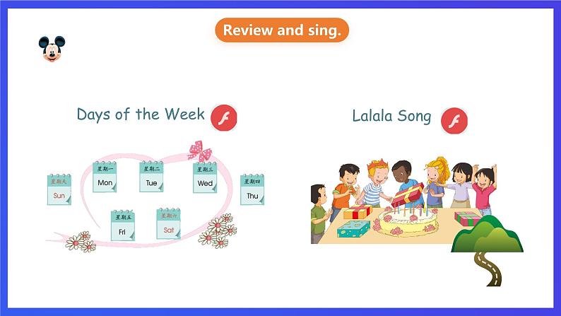 人教版（新起点）英语二年级下册 Unit6《My Week》Lesson 3 课件第4页