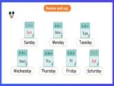 人教版（新起點）英語二年級下冊 Unit6《My Week》Lesson 3 課件