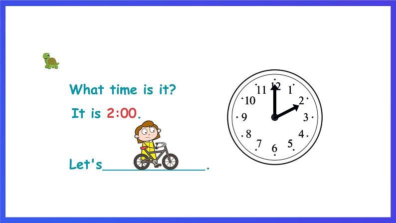 人教版（新起点）英语二年级下册 Unit4《Time》Story Time 课件第4页