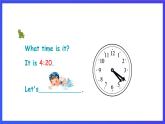 人教版（新起點）英語二年級下冊 Unit4《Time》Story Time 課件