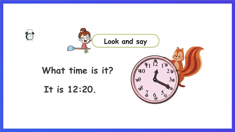 人教版（新起点）英语二年级下册 Unit4《Time》Lesson 2 课件第5页