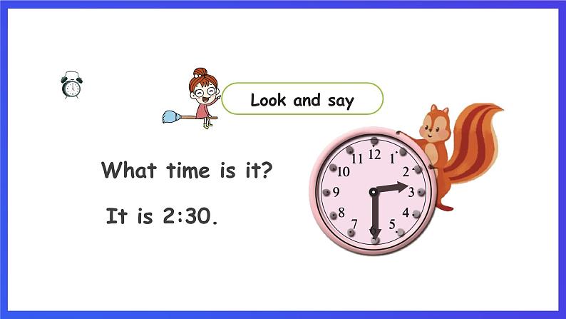 人教版（新起点）英语二年级下册 Unit4《Time》Lesson 2 课件第6页
