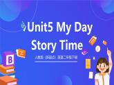 人教版（新起點）英語二年級下冊 Unit5《My Day》Story Time 課件
