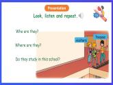 人教版（新起點(diǎn)）英語(yǔ)三年級(jí)下冊(cè) Unit 2《My School》Lesson 2 課件