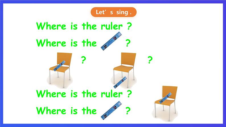 重大版英语四下 Unit 3《There Is a Cake on the Table》Lesson 1 课件第3页