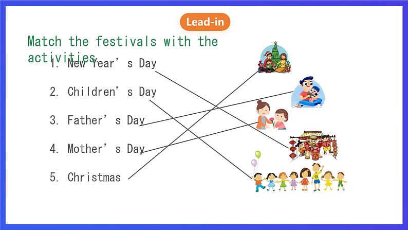 人教版（新起点）英语五下 Unit2 Special Days Lesson 3 课件第5页