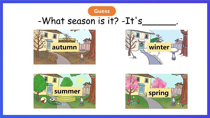 重大版英语五下 Unit 3 Seasons of a year  《Lesson 1》  课件第5页