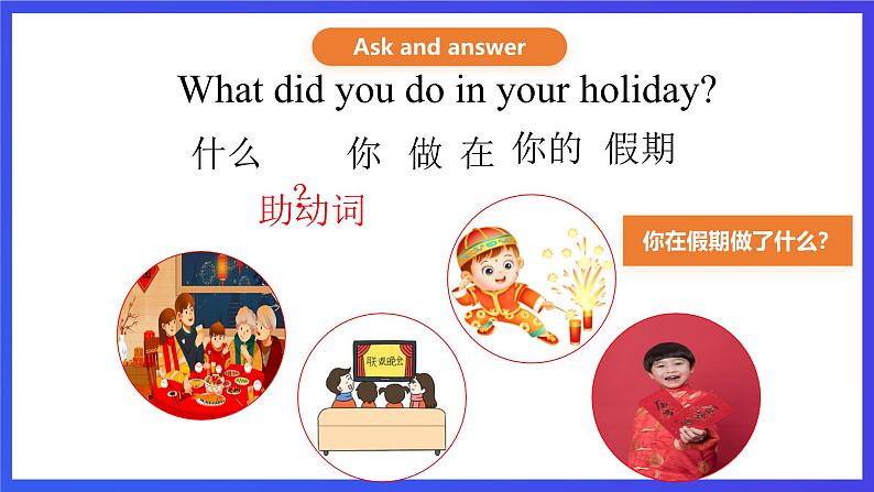 重大版英语六下 Unit 1《Our winter holidays》lesson 1课件第7页