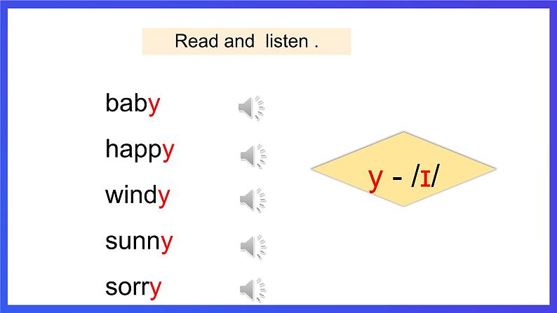 粤人版（儿童英语&先锋&开心）英语五下 Unit 2《Vacation Plans》Sounds and words 课件第5页