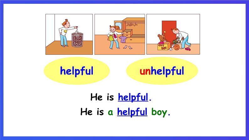 粤人版（儿童英语&先锋&开心）英语六下 Unit 5 《Being Helpful》More reading and writing 课件第8页