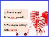 川教版（三起点）英语五下 Unit 3 Lesson3《Having a Birthday Party  Let's learn 》课件+教案+练习+素材