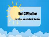 人教PEP英語(yǔ)四下 Unit 3 Weather PartB&C(第6課時(shí))課件+教案+動(dòng)畫(huà)+音視頻素材