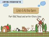 人教PEP英語四下 Unit 4 At the farm PartB&C(第6課時)課件+教案+動畫+音視頻素材