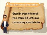 Unit 4 What’s your hobby 第5課時（Hit it up）（課件+素材）-2024-2025學年外研版（三起）（2024）英語三年級下冊