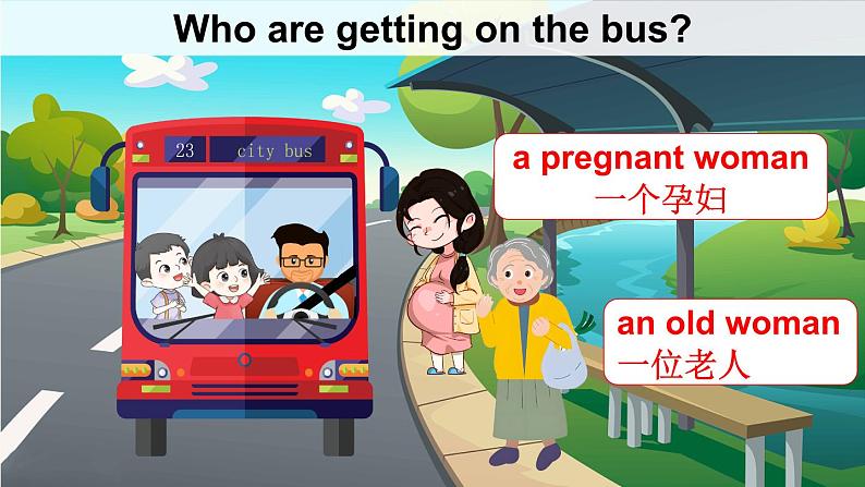 What can we do on a bus？第6页