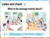 湘少版（2024）三年級英語下冊課件 Unit6 Differences at the dinner table