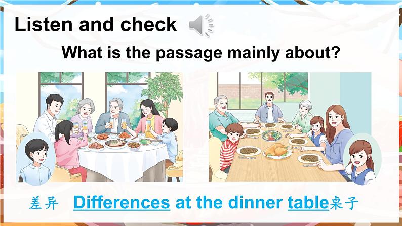 Differences at the dinner table第4页