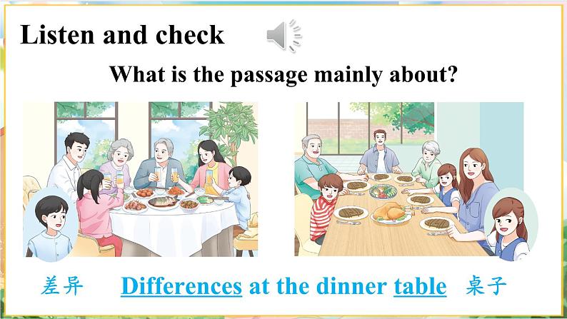 Differences at the dinner table第4页