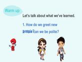 人教PEP英語(yǔ)三下 Unit 1 Meeting new people Part C Project課件+單元整體設(shè)計(jì)+素材