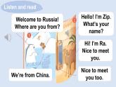 人教PEP英語(yǔ)三下 Unit 1 Meeting new people Part C reading time課件+單元整體設(shè)計(jì)+素材