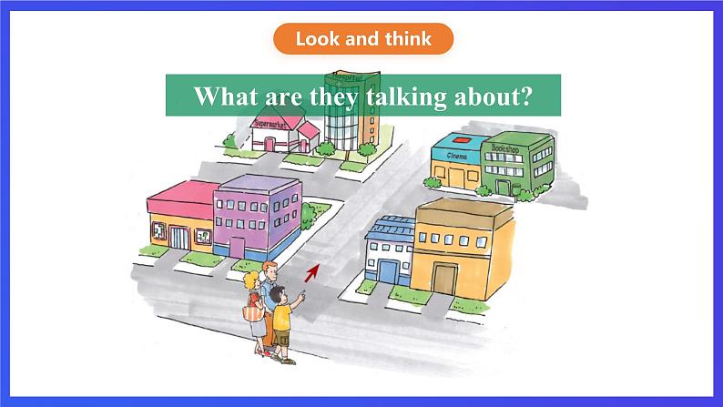 接力版英语五下 Lesson 6《Is there a bookshop near here？》Period 1 课件第3页