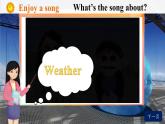 【新教材】湘少版英语三年级下册Unit 3 What's the weather like第1课时（教学课件+素材）