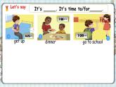 Unit 2 What time is it？-C Story time（課件）-2024-2025學(xué)年人教PEP版英語四年級下冊