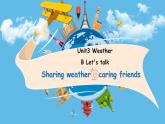Unit 3 Weather-B Let's talk（课件）-2024-2025学年人教PEP版英语四年级下册