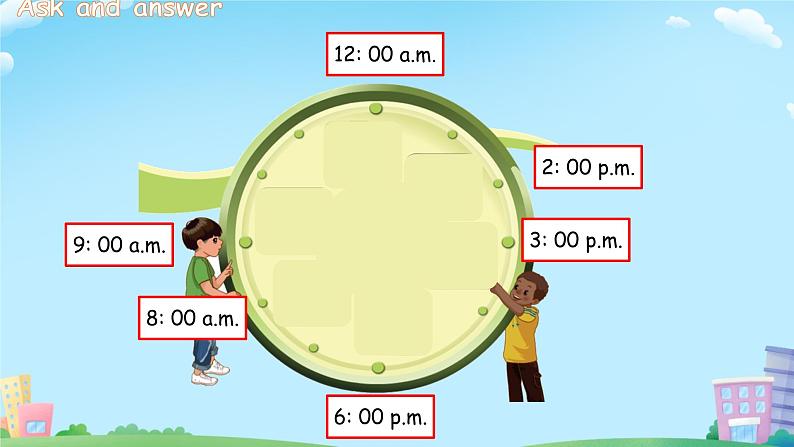 Unit 2 What time is it？-A Let's learn（课件）-2024-2025学年人教PEP版英语四年级下册第5页