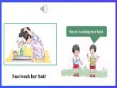 接力版英语四下 Lesson 6《What is it doing？》Period 2 课件+教案+素材