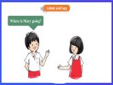 接力版英语四下 Lesson 7《Where are you going？》Period 2 课件+教案+素材