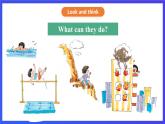 接力版英语四下 Lesson 8《I can swim. 》Period 1 课件+教案+素材