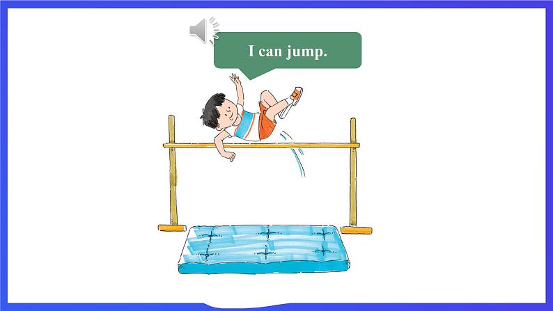 接力版英语四下 Lesson 8《I can swim. 》Period 1 课件第5页