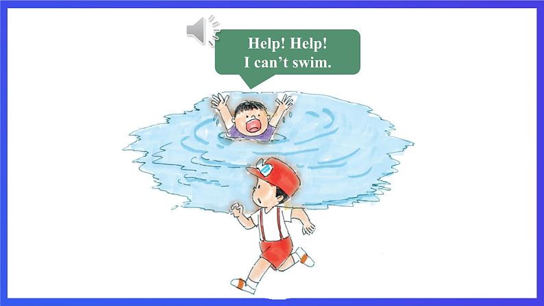 接力版英语四下 Lesson 8《I can swim. 》Period 2课件第5页