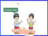 接力版英语四下 Lesson 12《Do you have a pen？》Period 1 课件+教案+素材