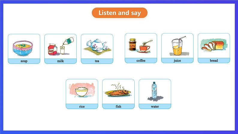 接力版英语四下 Lesson 13《I want some soup 》Period 1 课件第4页