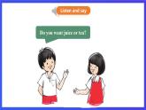 接力版英语四下 Lesson 14《Do you want milk or water？》Period 2 课件+教案+素材