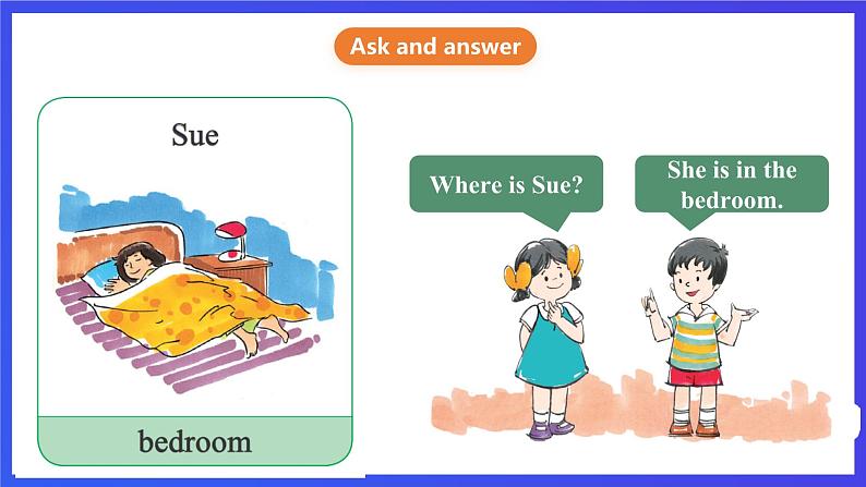 接力版英语四下 Lesson 15《Where is Tom？》Period 1 课件第8页