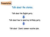 人教版PEP英語五年級下冊 Unit 3 My school calendar Part B & Part C Read and write—Story time（課件+素材）