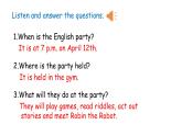 人教版PEP英語五年級下冊 Unit 3 My school calendar Part B & Part C Read and write—Story time（課件+素材）