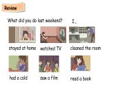 人教版PEP英語(yǔ)六年級(jí)下冊(cè) Unit 2 Last weekend Part B & Part C Let’s check—Story Time（課件+素材）