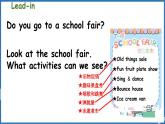 Revision Going to a school fair-第1課時（課件+素材）-2024-2025學(xué)年人教PEP版（2024）英語三年級下冊