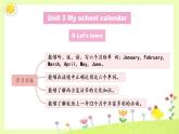 Unit 3 My school calendar Part A  Let's learn（课件）人教PEP版英语五年级下册