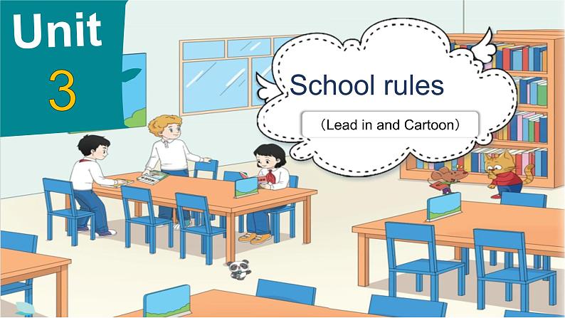 译林版小学英语三下Unit 3 Lead in and Cartoon time课件第1页