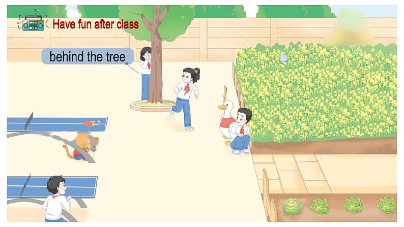 译林版小学英语三下Unit 4 Lead in and Cartoon time课件第4页