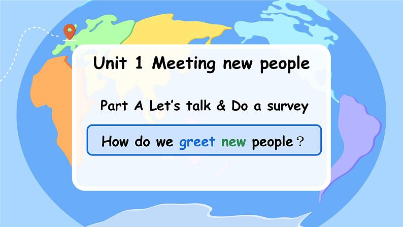 Unit 1 Meeting new people-Part A Let’s talk（课件）-2024-2025学年人教PEP版英语三年级下册第1页