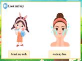 【新教材】教科版（广州）英语三年级下册Unit 1 Get up Period 2 Active Listening & Reading Room课件+大单元整体教学设计+素材