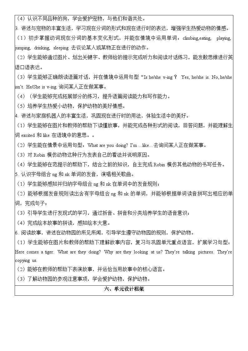 人教PEP版英语五年级下册Unit 5 Whose dog is it？单元整体教学设计第3页