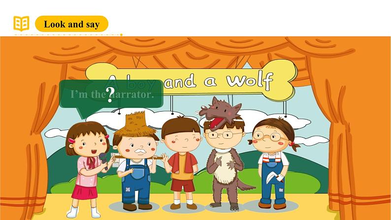 沪教牛津版(六三制一起)一下 Module 4 Unit 12《A boy and a wolf 》Period 3课件第5页